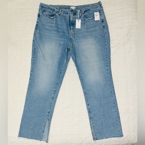 Good American Jeans - Good American Good Boy High-Rise Jeans - Size 22 Plus